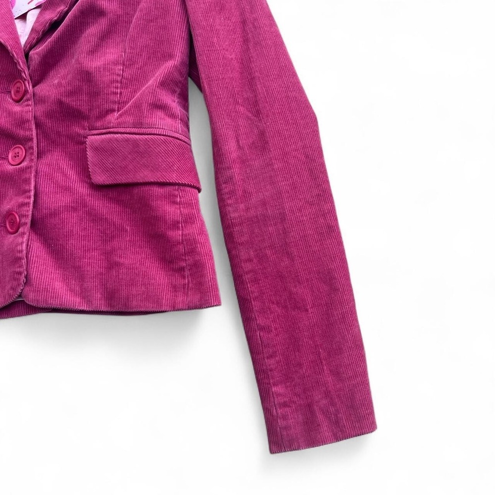 Juicy Couture Pink Coquette‎ Cottage Whimsy TweeCorduroy Jacket sz S - Picture 3 of 4